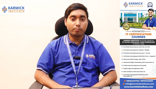 Swagatam Chanda, Karmick Institute student