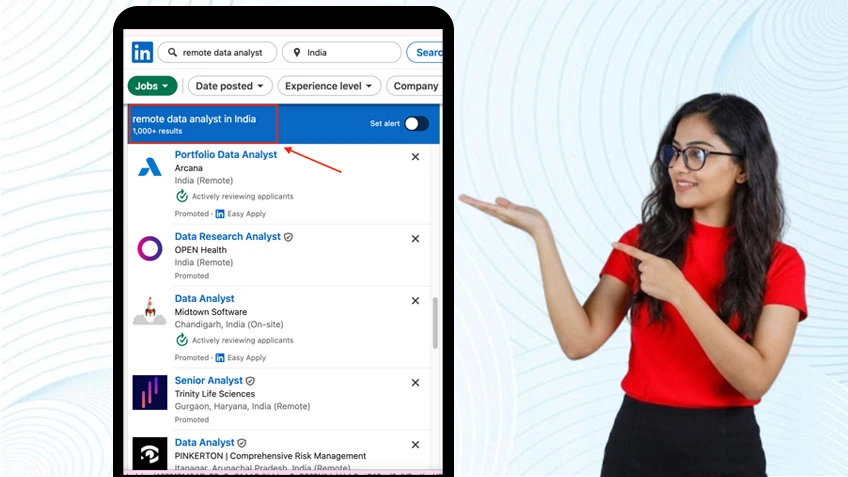 Data Analytics jobs available in LinkedIn
