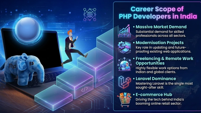 career scope of PHP in India