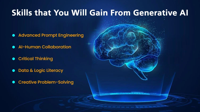 skills that will gain from Gen ai